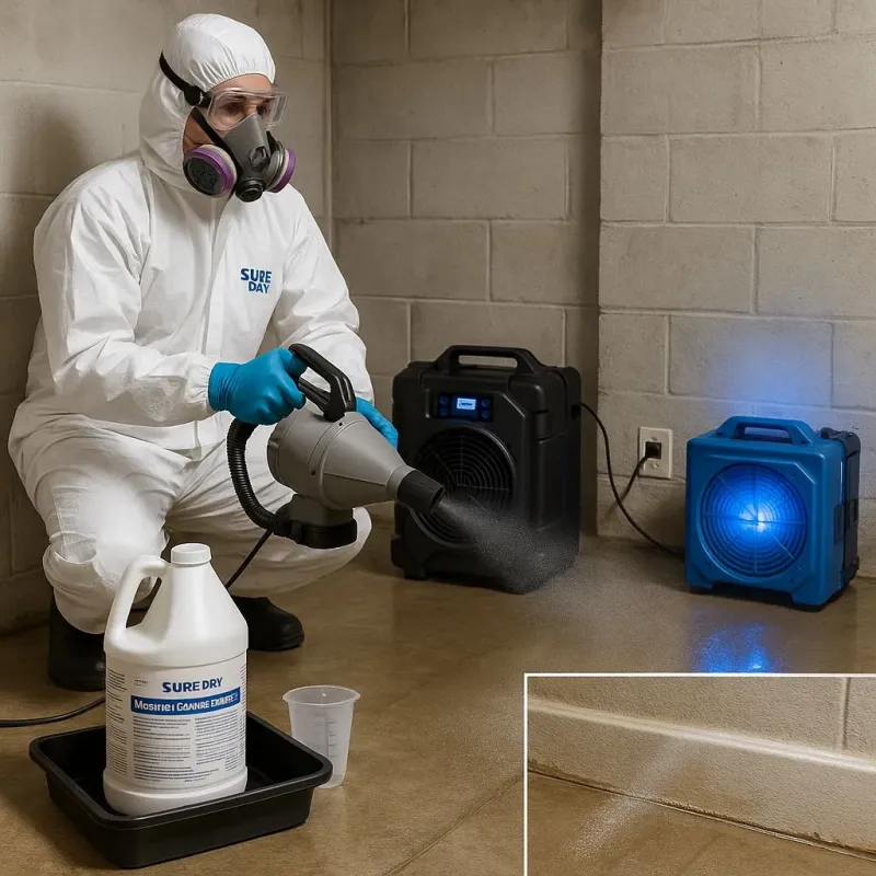 Sanitization and Odor Removal process in Cape Carteret, NC