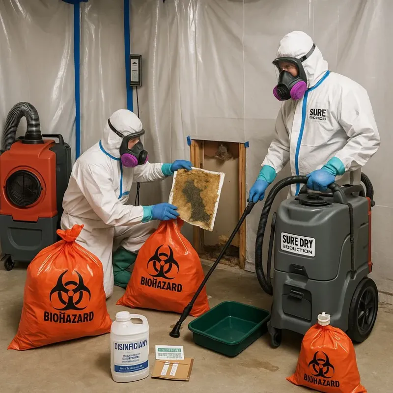 Contaminated Water Handling Protocols process in Cape Carteret, NC