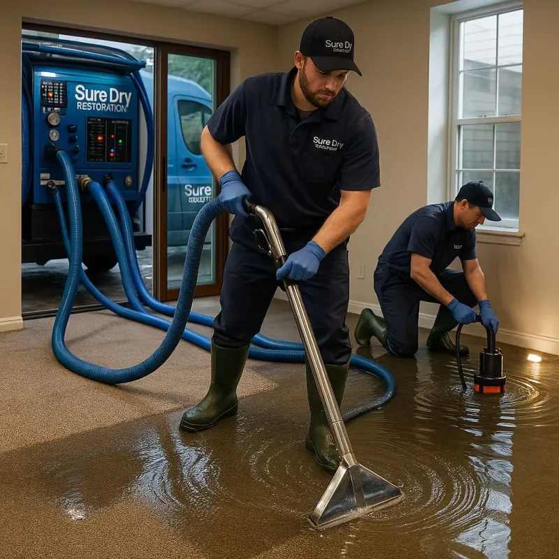 Water Extraction and Removal process in Cape Carteret, NC